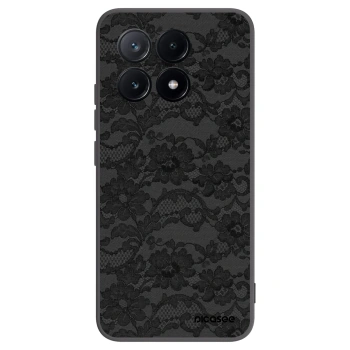 Picasee Xiaomi Poco X6 Pro Hülle - Schwarzes Silikon - Dark Elegance