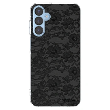 Picasee Samsung Galaxy A15 A156B 5G Hülle - Transparentes Silikon - Dark Elegance