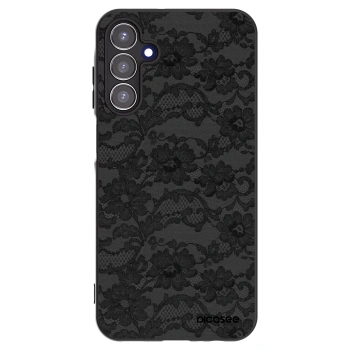 Picasee Samsung Galaxy A15 A155F 4G Hülle - Schwarzes Silikon - Dark Elegance