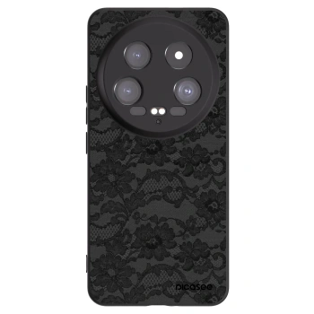 Picasee Xiaomi 14 Ultra Hülle - Schwarzes Silikon - Dark Elegance