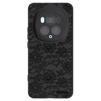 Picasee Honor Magic6 Pro Hülle - Schwarzes Silikon - Dark Elegance