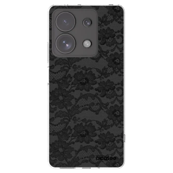 Picasee Xiaomi Redmi Note 13 Pro 4G Hülle - Transparentes Silikon - Dark Elegance