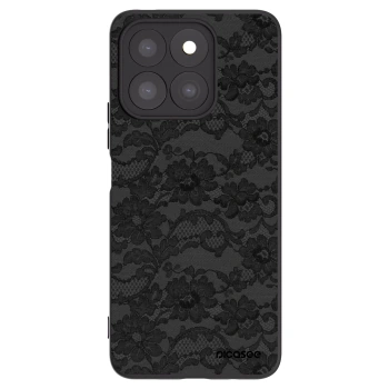 Picasee Honor X8b Hülle - Schwarzes Silikon - Dark Elegance