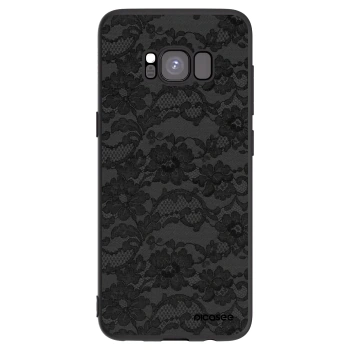 Picasee Samsung Galaxy S8 G950F Hülle - Schwarzes Silikon - Dark Elegance