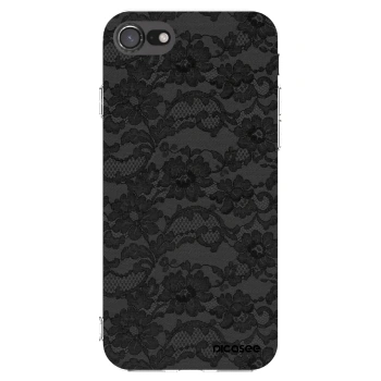 Picasee Apple iPhone 7 Hülle - Transparentes Silikon - Dark Elegance