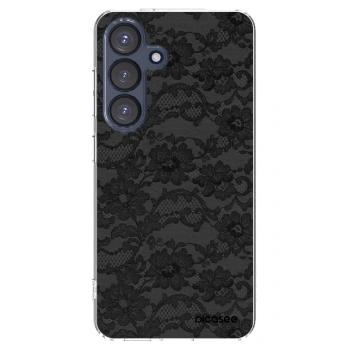 Picasee Samsung Galaxy S25 5G Hülle - Transparentes Silikon - Dark Elegance