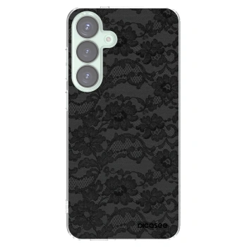 Picasee Samsung Galaxy S25+ 5G Hülle - Transparentes Silikon - Dark Elegance