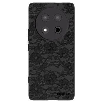 Picasee Honor Magic7 Lite 5G Hülle - Schwarzes Silikon - Dark Elegance