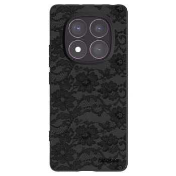 Picasee Xiaomi Redmi Note 14 Pro 4G Hülle - Schwarzes Silikon - Dark Elegance