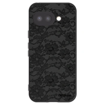 Picasee Google Pixel 9a Hülle - Schwarzes Silikon - Dark Elegance