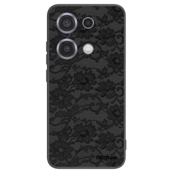 Picasee Xiaomi Redmi Note 14S Hülle - Schwarzes Silikon - Dark Elegance