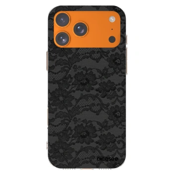 Picasee Apple iPhone 17 Pro Max Hülle - Transparentes Silikon - Dark Elegance