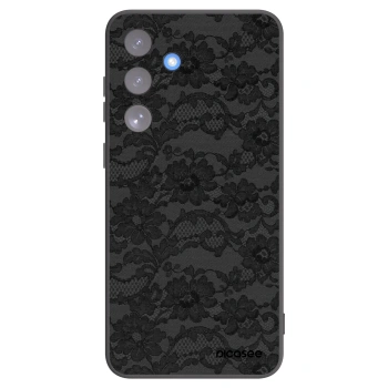Picasee Samsung Galaxy S25 FE 5G Hülle - Schwarzes Silikon - Dark Elegance