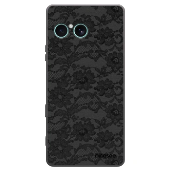 Picasee Sony Xperia 10 VII Hülle - Schwarzes Silikon - Dark Elegance