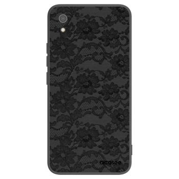 Picasee Xiaomi Redmi 7A Hülle - Schwarzes Silikon - Dark Elegance