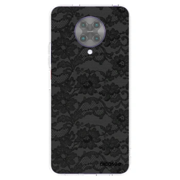 Picasee Xiaomi Poco F2 Pro Hülle - Transparentes Silikon - Dark Elegance