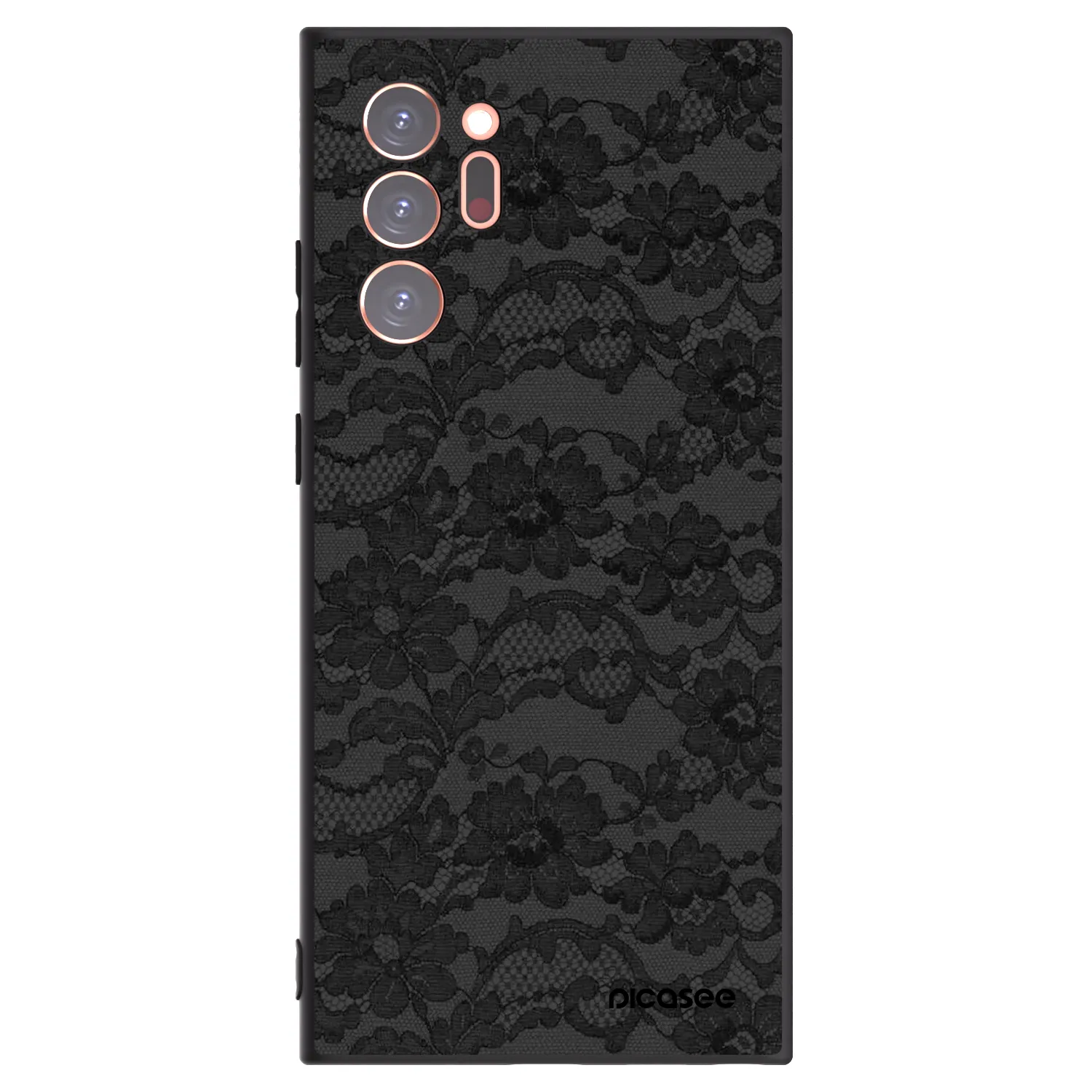 Picasee Samsung Galaxy Note 20 Ultra Hülle - Schwarzes Silikon - Dark Elegance