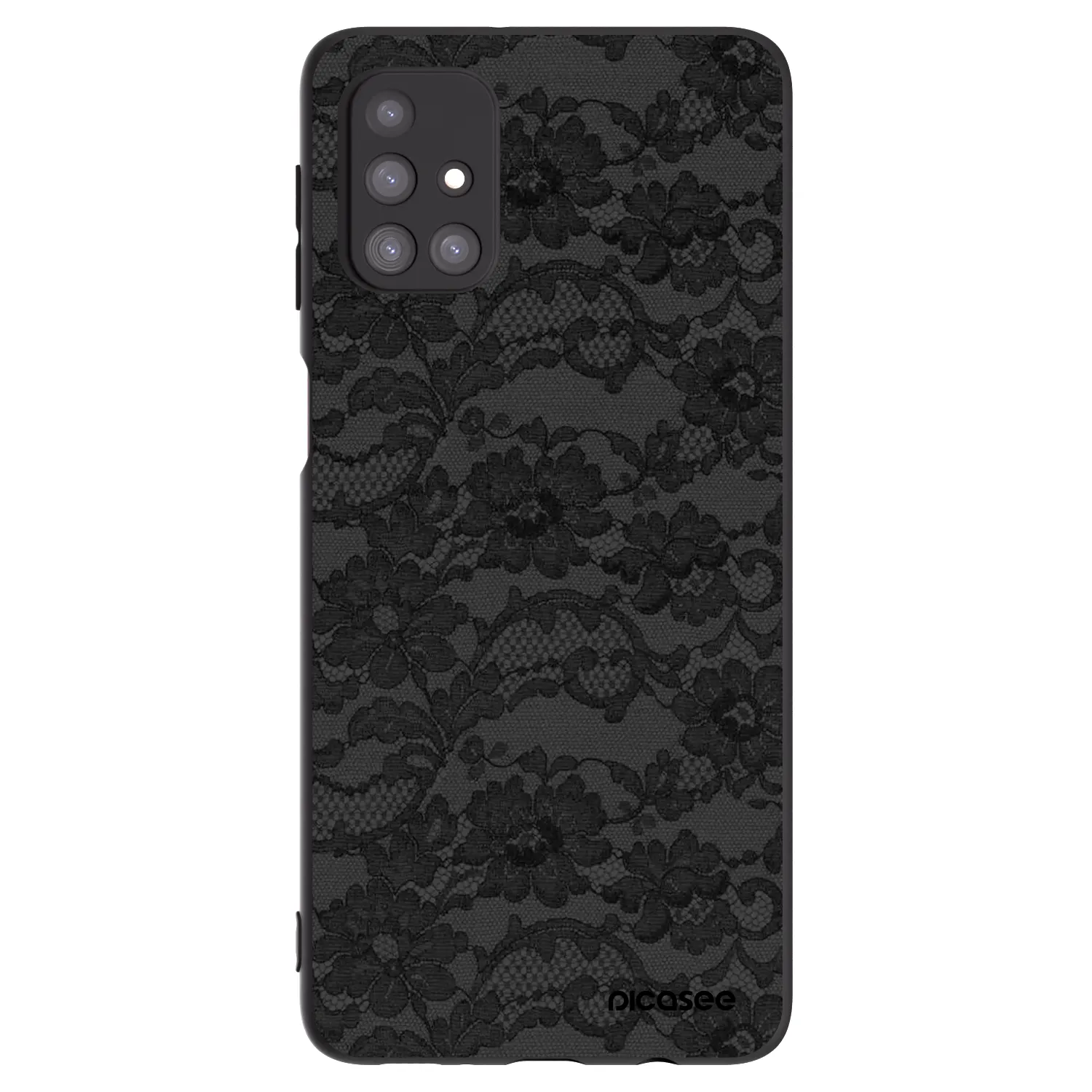 Picasee Samsung Galaxy M31s Hülle - Schwarzes Silikon - Dark Elegance