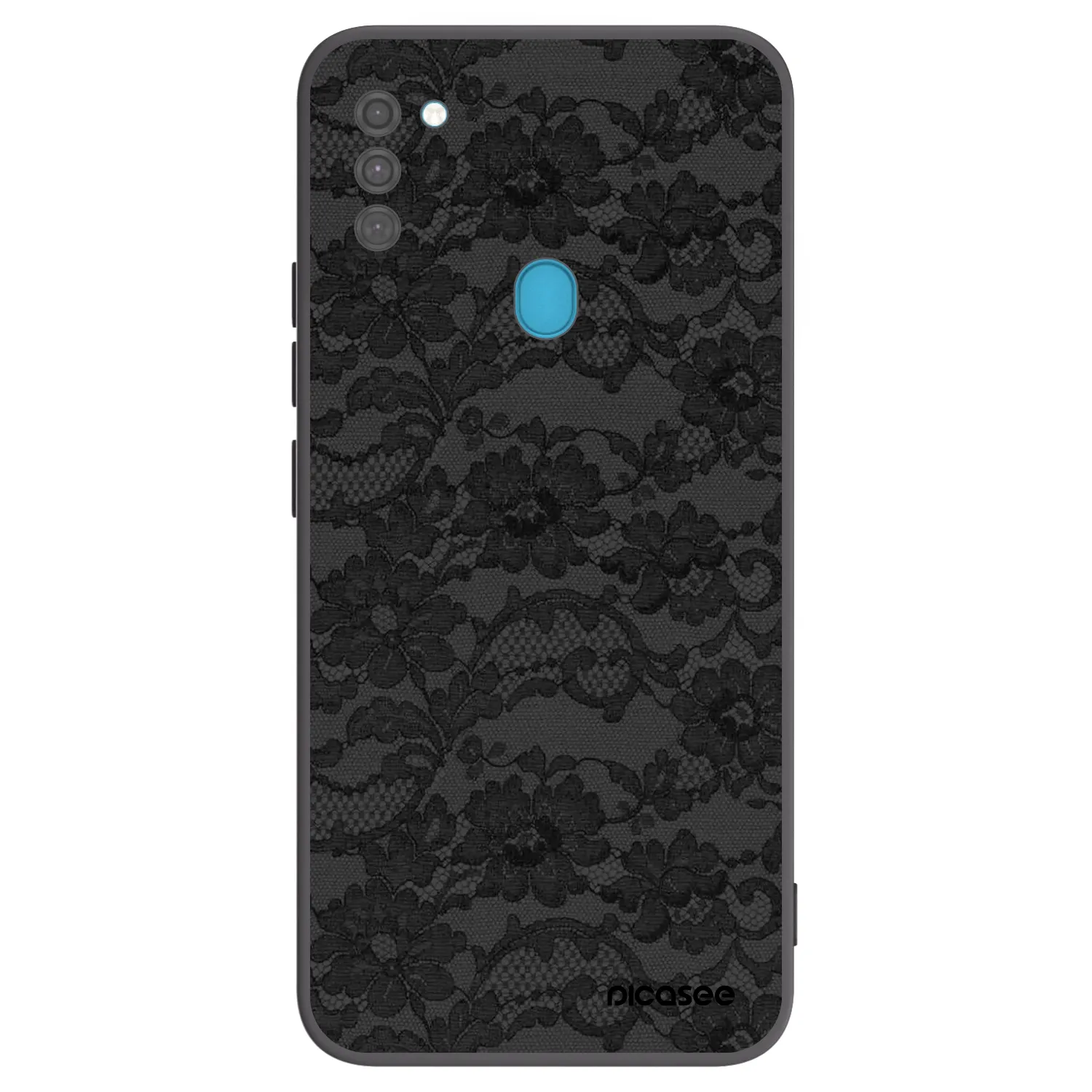 Picasee Samsung Galaxy M11 Hülle - Schwarzes Silikon - Dark Elegance