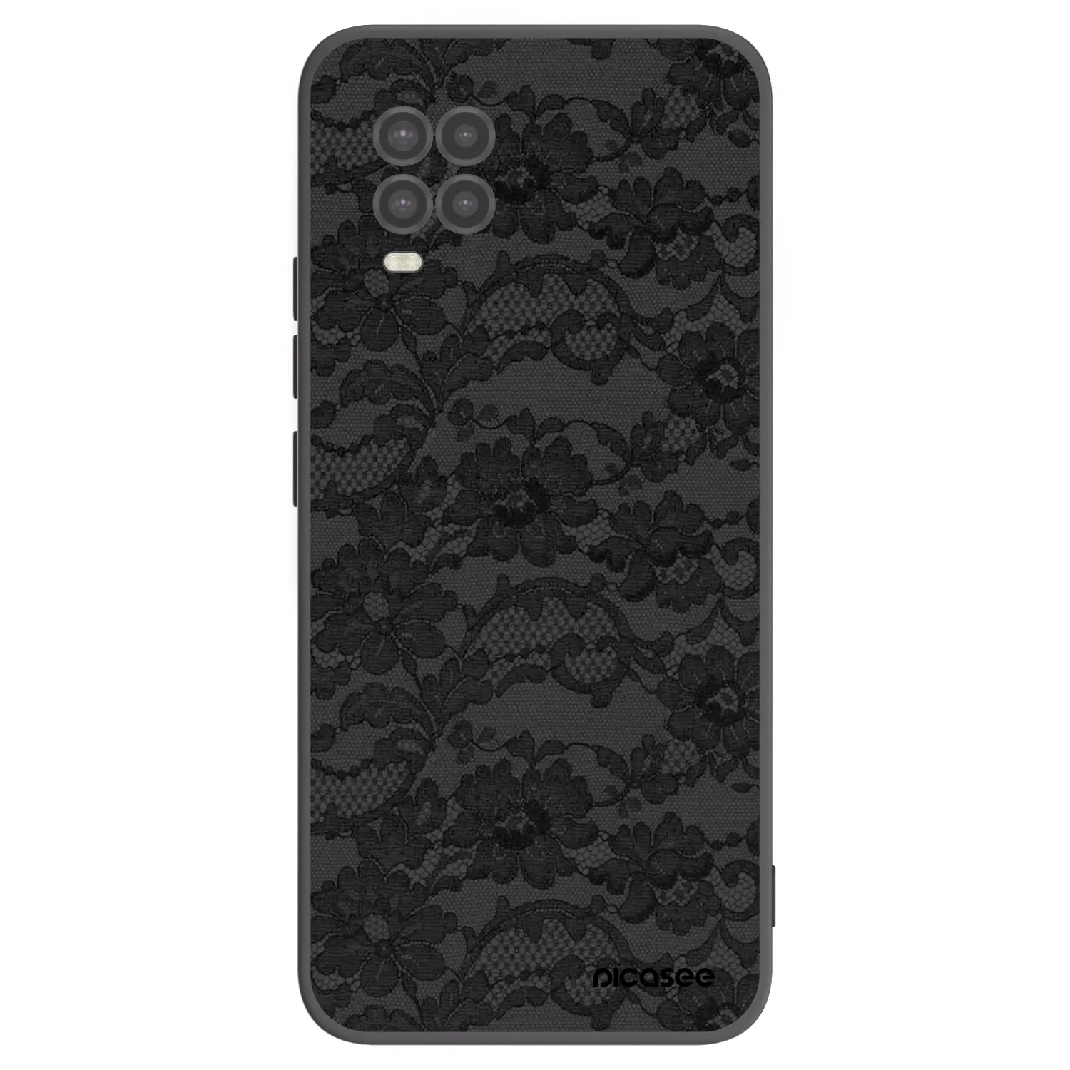 Picasee Xiaomi Mi 10 Lite Hülle - Schwarzes Silikon - Dark Elegance