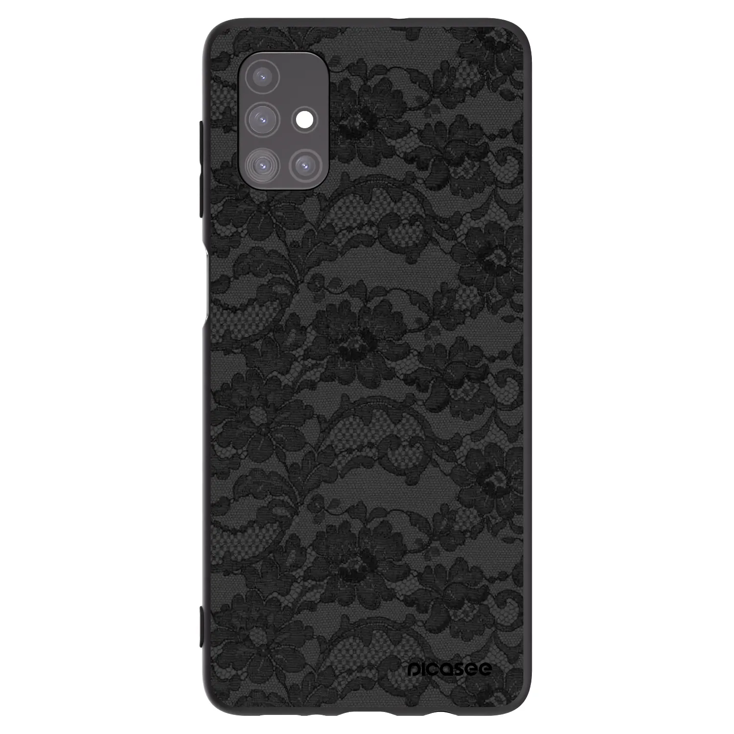 Picasee Samsung Galaxy M51 M515F Hülle - Schwarzes Silikon - Dark Elegance