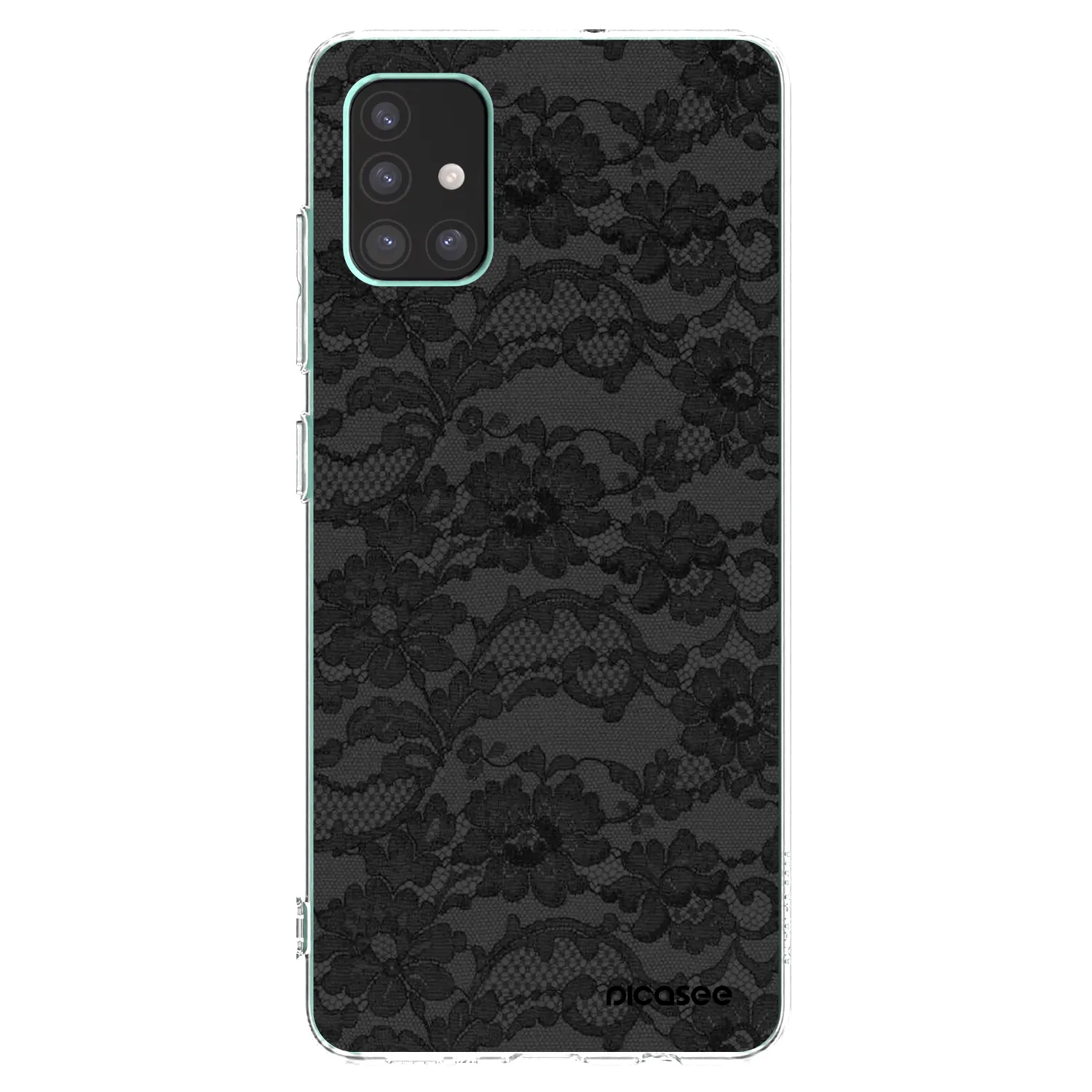 Picasee Samsung Galaxy M51 M515F Hülle - Transparentes Silikon - Dark Elegance