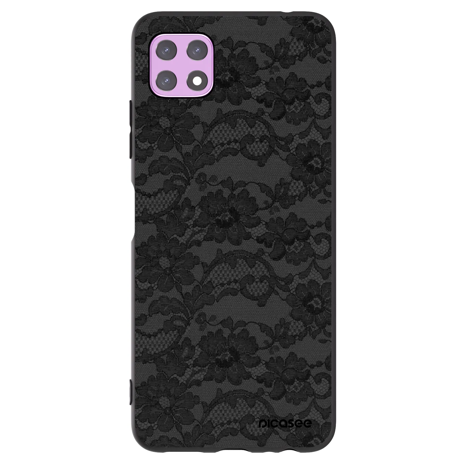 Picasee Samsung Galaxy A22 A226B 5G Hülle - Schwarzes Silikon - Dark Elegance