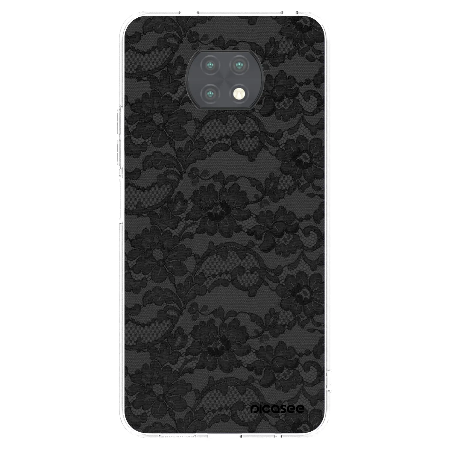 Picasee Xiaomi Redmi Note 9T Hülle - Transparentes Silikon - Dark Elegance