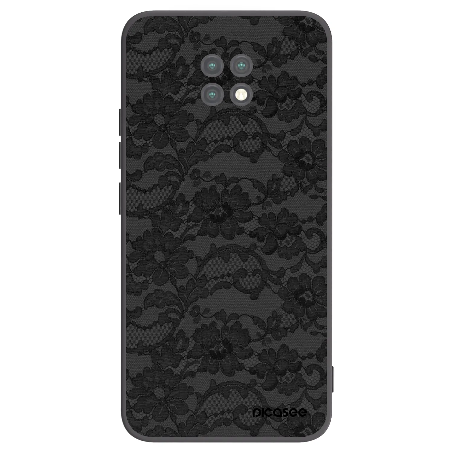 Picasee Xiaomi Redmi Note 9T Hülle - Schwarzes Silikon - Dark Elegance