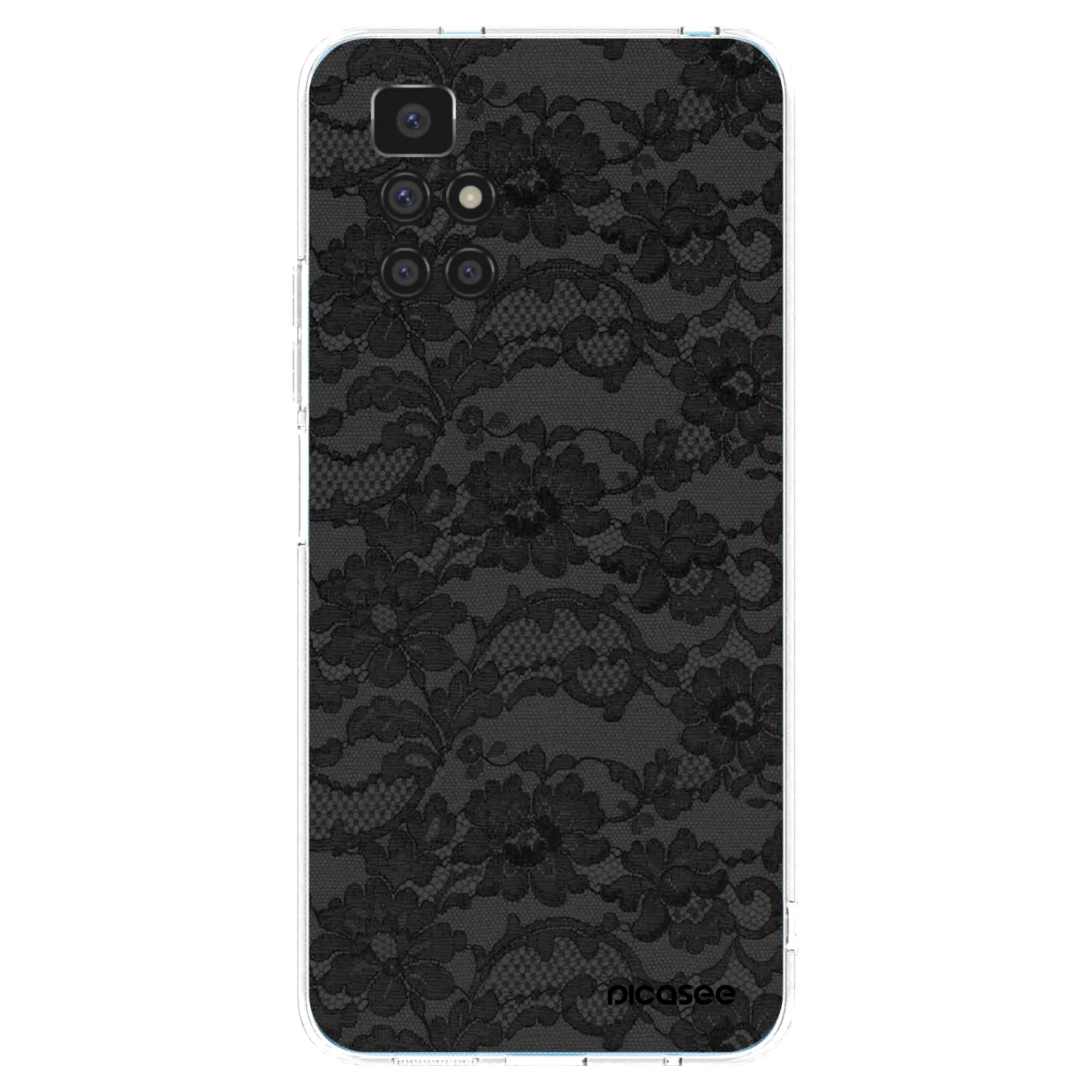 Picasee Xiaomi Redmi 10 Hülle - Transparentes Silikon - Dark Elegance