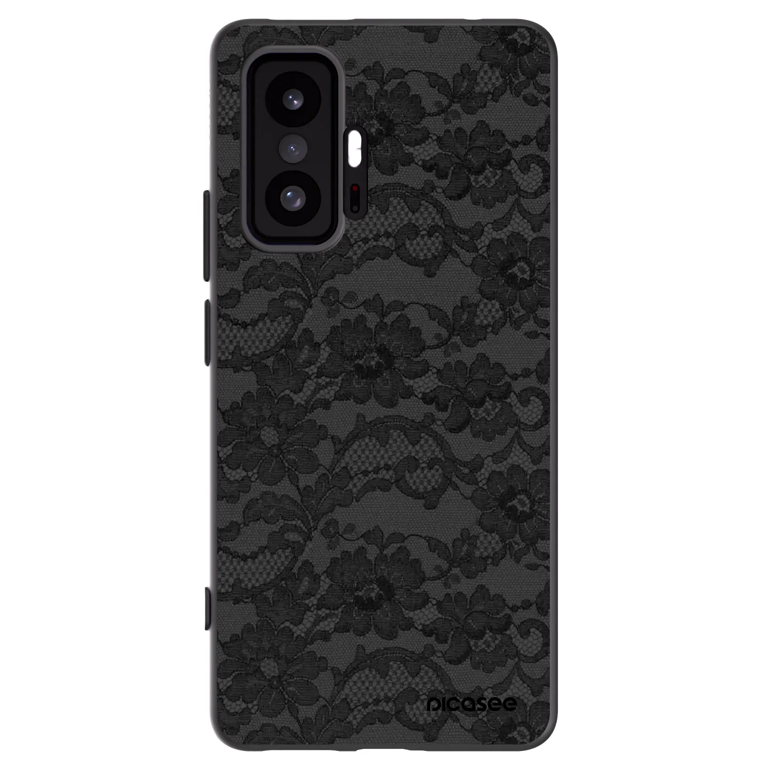 Picasee Xiaomi 11T Pro Hülle - Schwarzes Silikon - Dark Elegance
