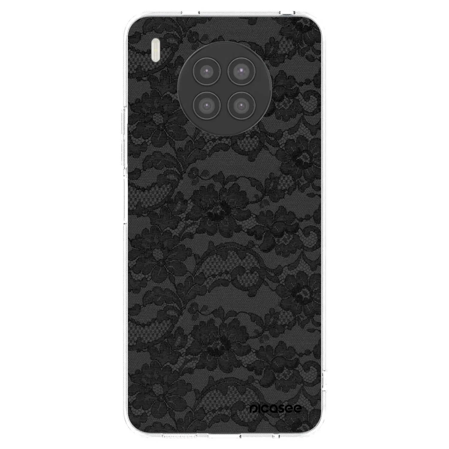 Picasee Huawei Nova 8i Hülle - Transparentes Silikon - Dark Elegance