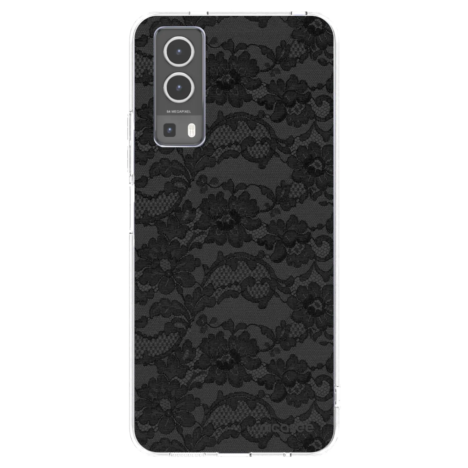 Picasee Vivo Y72 5G Hülle - Transparentes Silikon - Dark Elegance