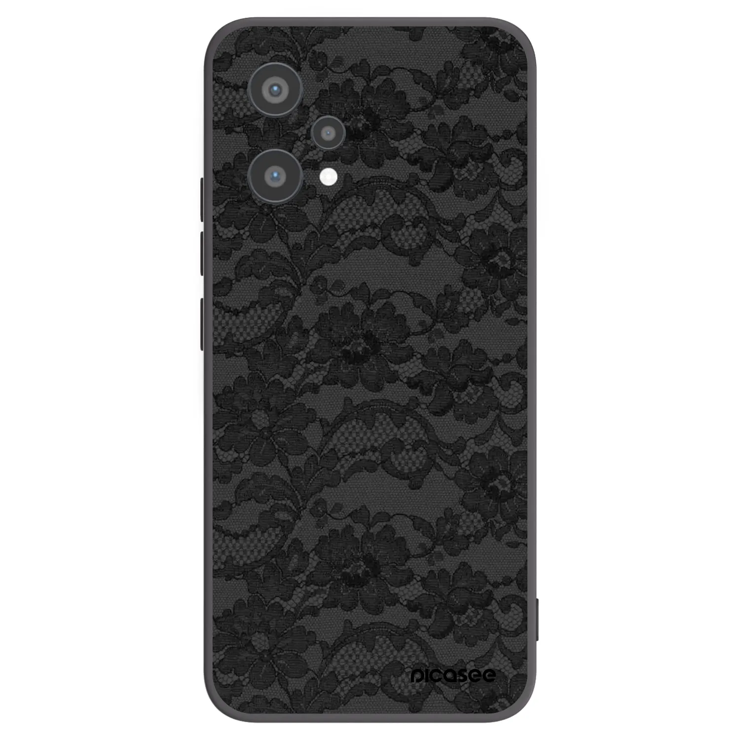 Picasee Realme 9 Pro 5G Hülle - Schwarzes Silikon - Dark Elegance