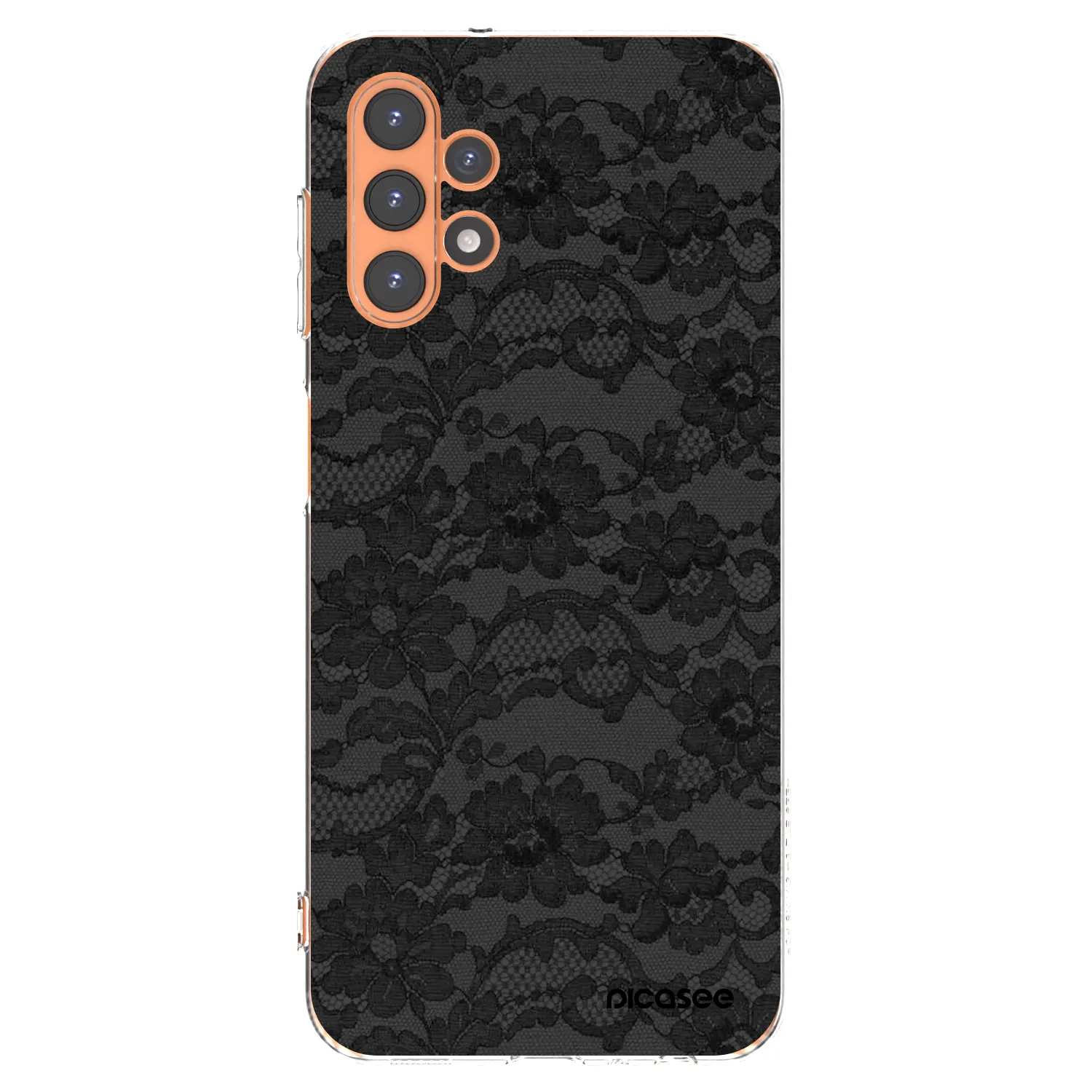 Picasee Samsung Galaxy A13 4G A135 Hülle - Transparentes Silikon - Dark Elegance