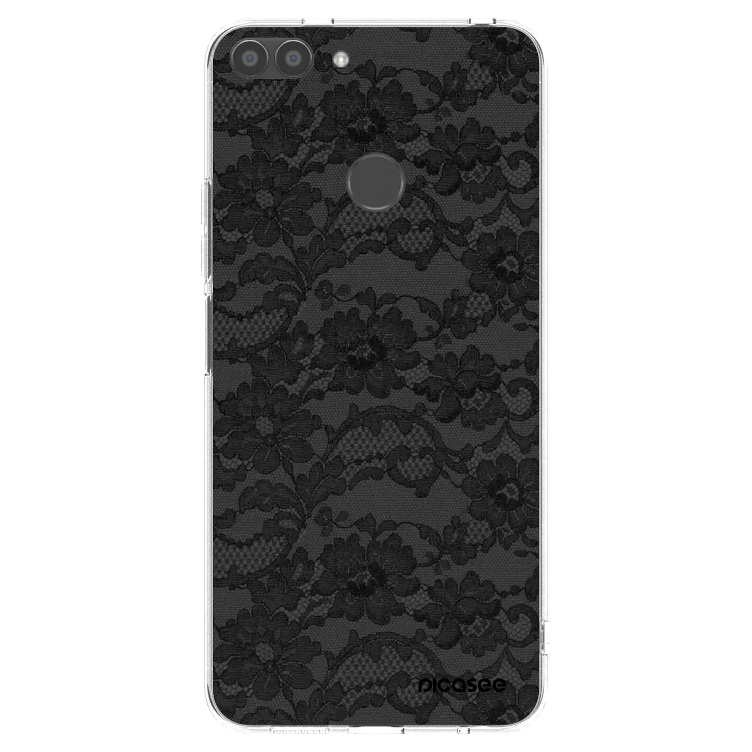 Picasee Huawei P Smart Hülle - Transparentes Silikon - Dark Elegance