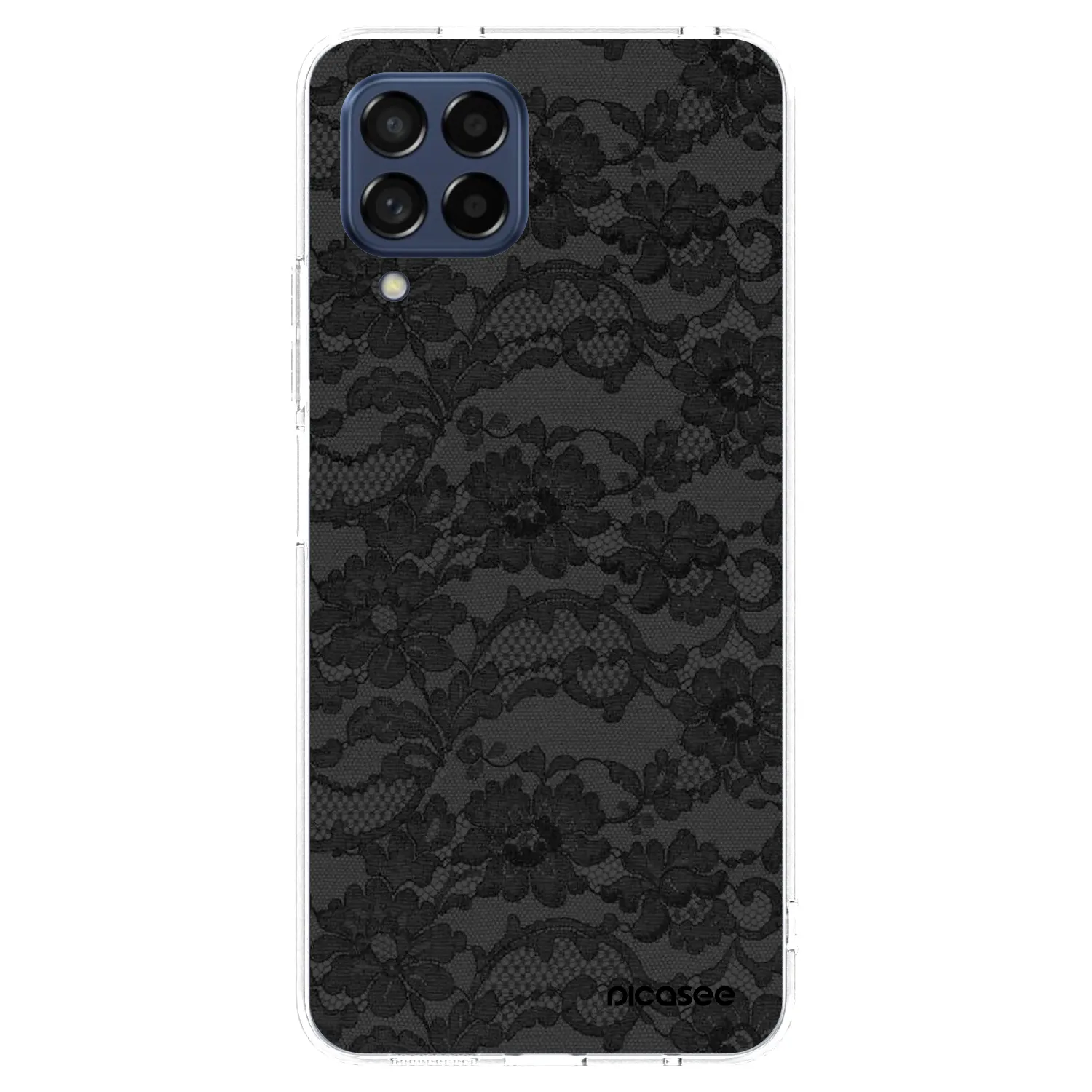 Picasee Samsung Galaxy M53 5G Hülle - Transparentes Silikon - Dark Elegance
