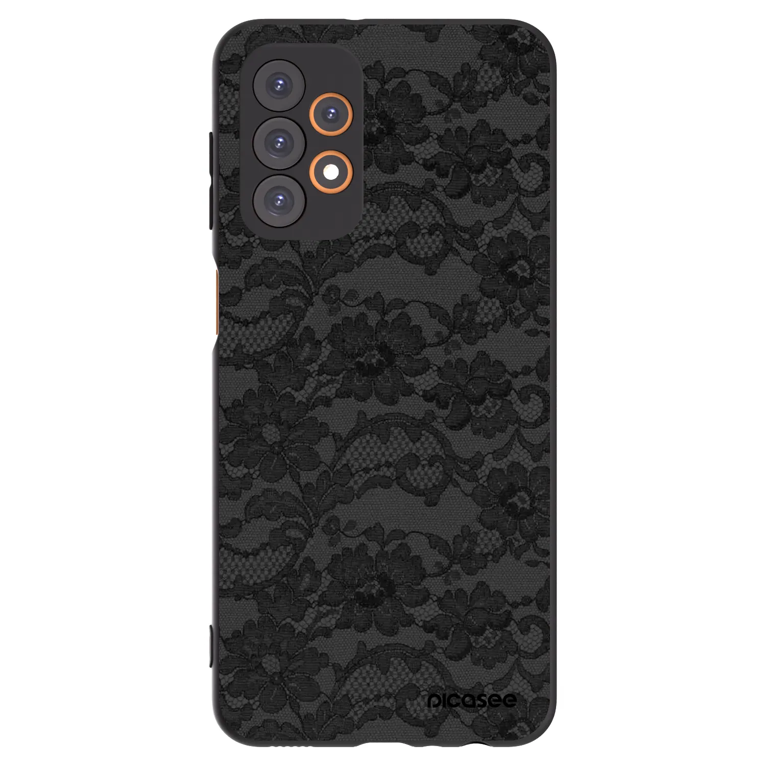Picasee Samsung Galaxy A23 A235F 4G Hülle - Schwarzes Silikon - Dark Elegance
