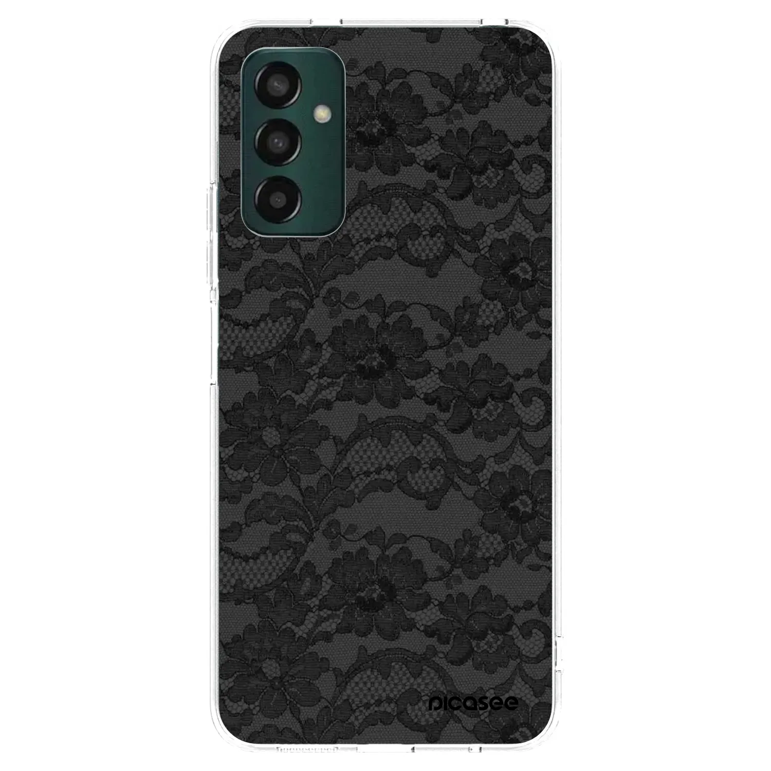 Picasee Samsung Galaxy M23 5G Hülle - Transparentes Silikon - Dark Elegance
