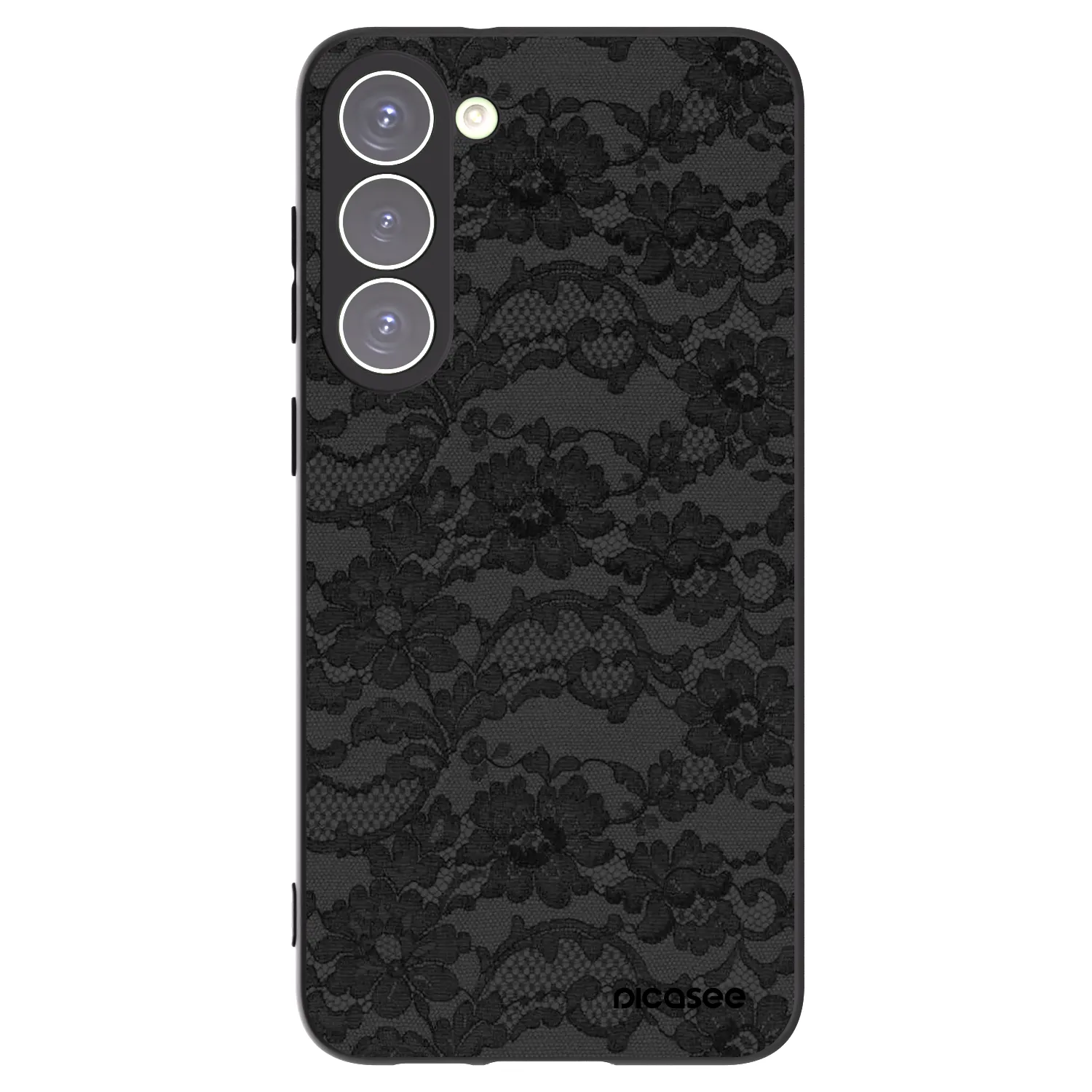 Picasee Samsung Galaxy S23+ 5G Hülle - Schwarzes Silikon - Dark Elegance