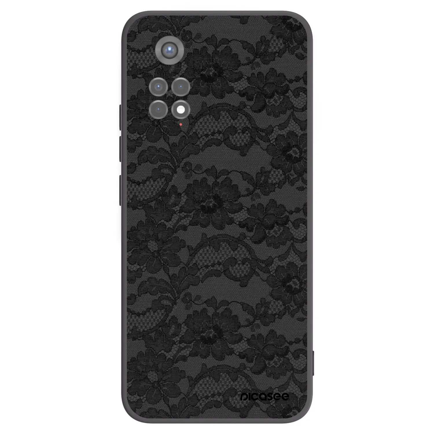 Picasee Xiaomi Redmi Note 11S 5G Hülle - Schwarzes Silikon - Dark Elegance