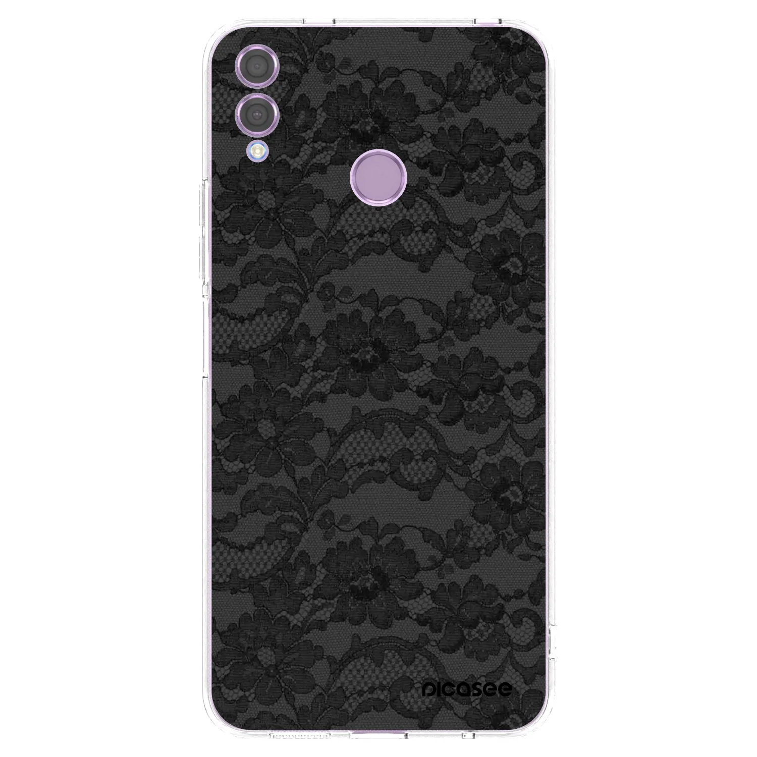 Picasee Honor 8X Hülle - Transparentes Silikon - Dark Elegance