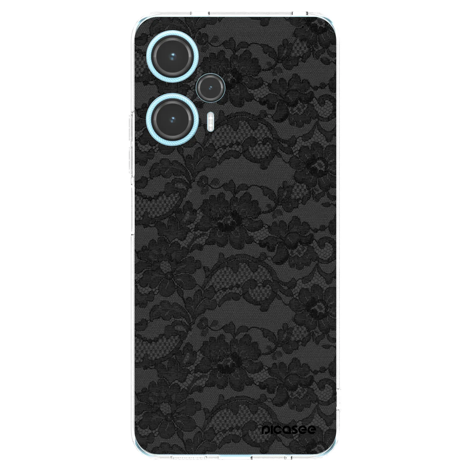 Picasee Xiaomi Poco F5 Hülle - Transparentes Silikon - Dark Elegance