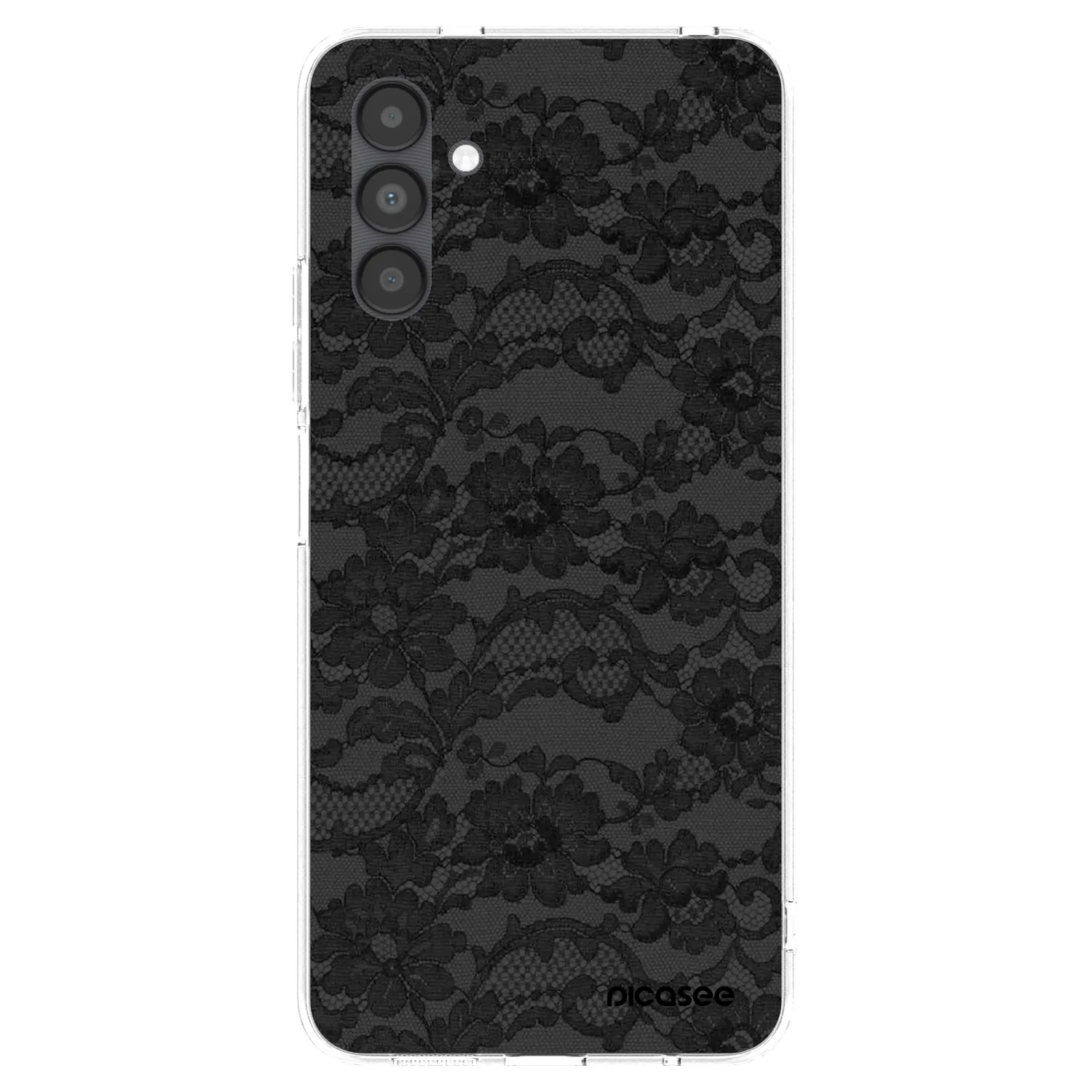 Picasee Samsung Galaxy A04s A047F Hülle - Transparentes Silikon - Dark Elegance