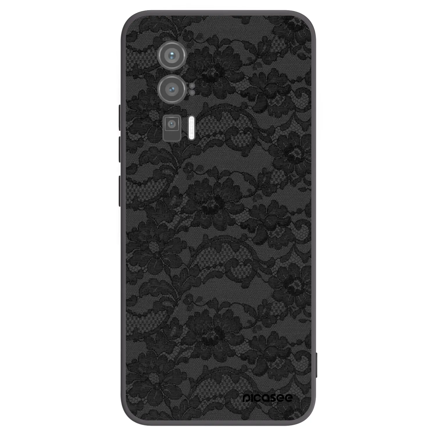 Picasee Xiaomi Poco F5 Pro 5G Hülle - Schwarzes Silikon - Dark Elegance