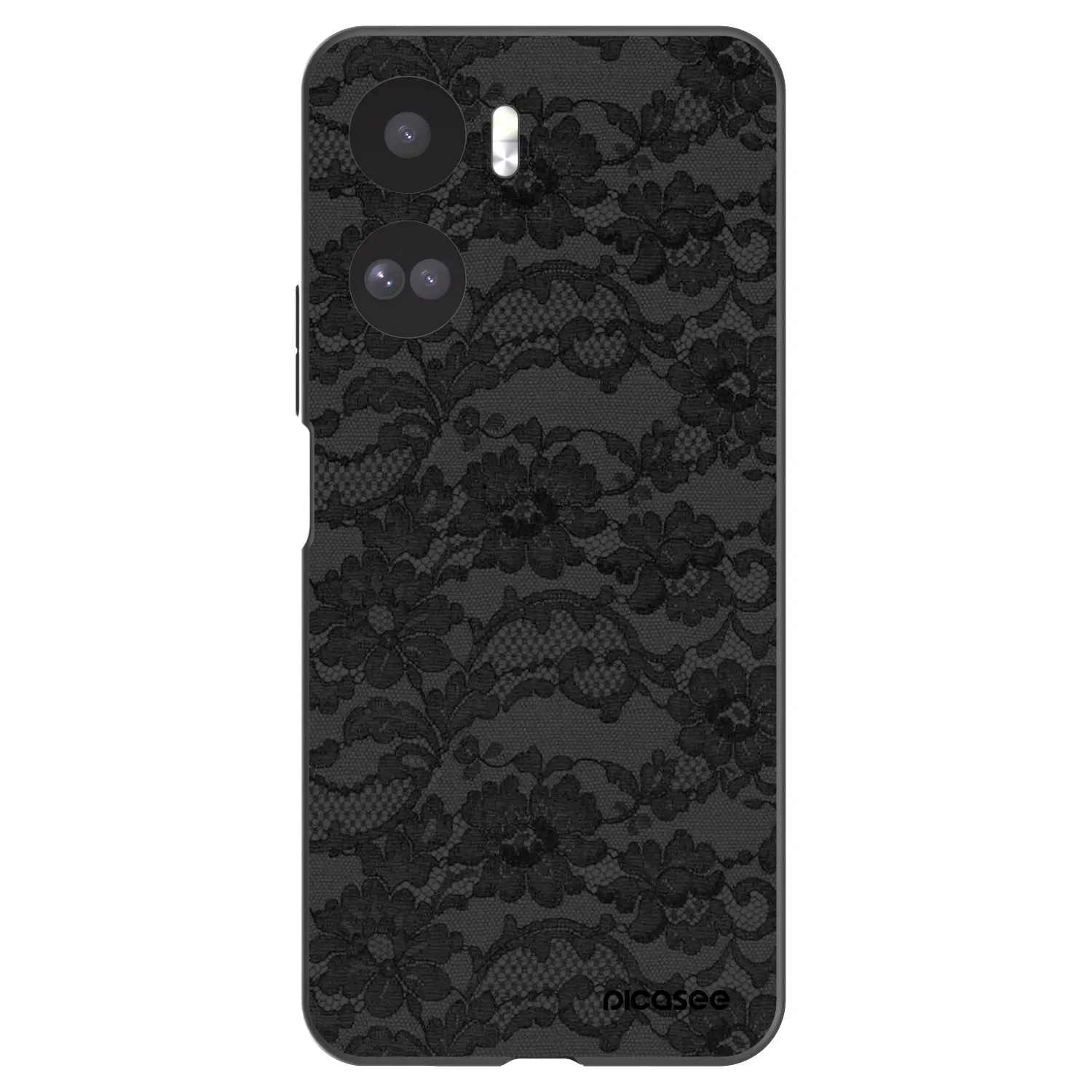 Picasee Honor 90 Lite 5G Hülle - Schwarzes Silikon - Dark Elegance