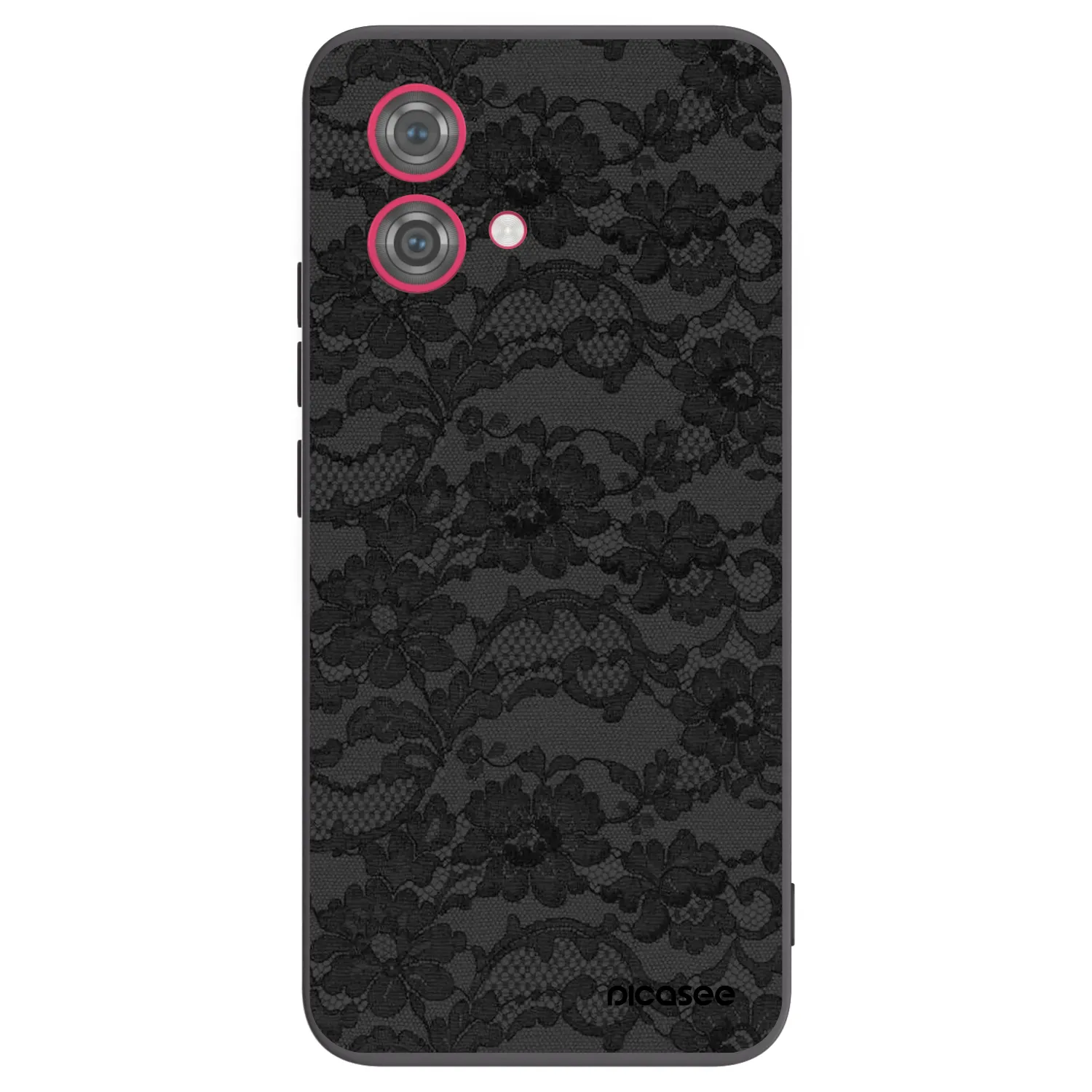 Picasee Motorola Moto G84 5G Hülle - Schwarzes Silikon - Dark Elegance