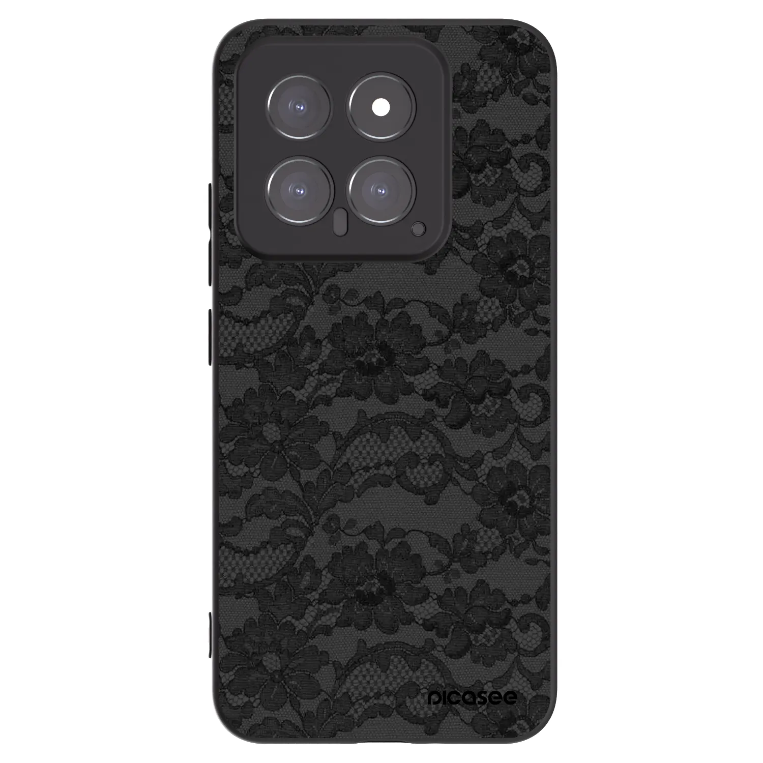 Picasee Xiaomi 14 Hülle - Schwarzes Silikon - Dark Elegance