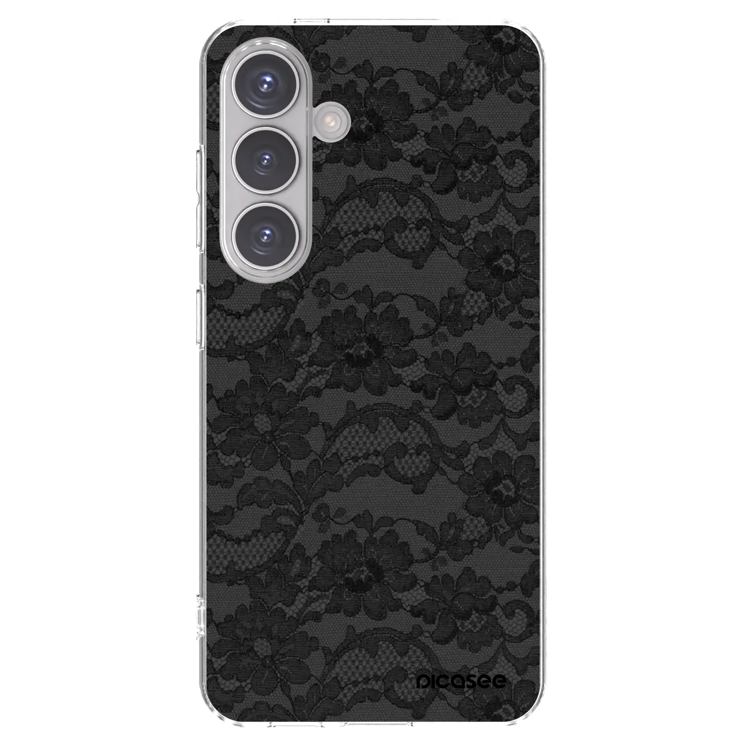 Picasee Samsung Galaxy S24 S921B 5G Hülle - Transparentes Silikon - Dark Elegance