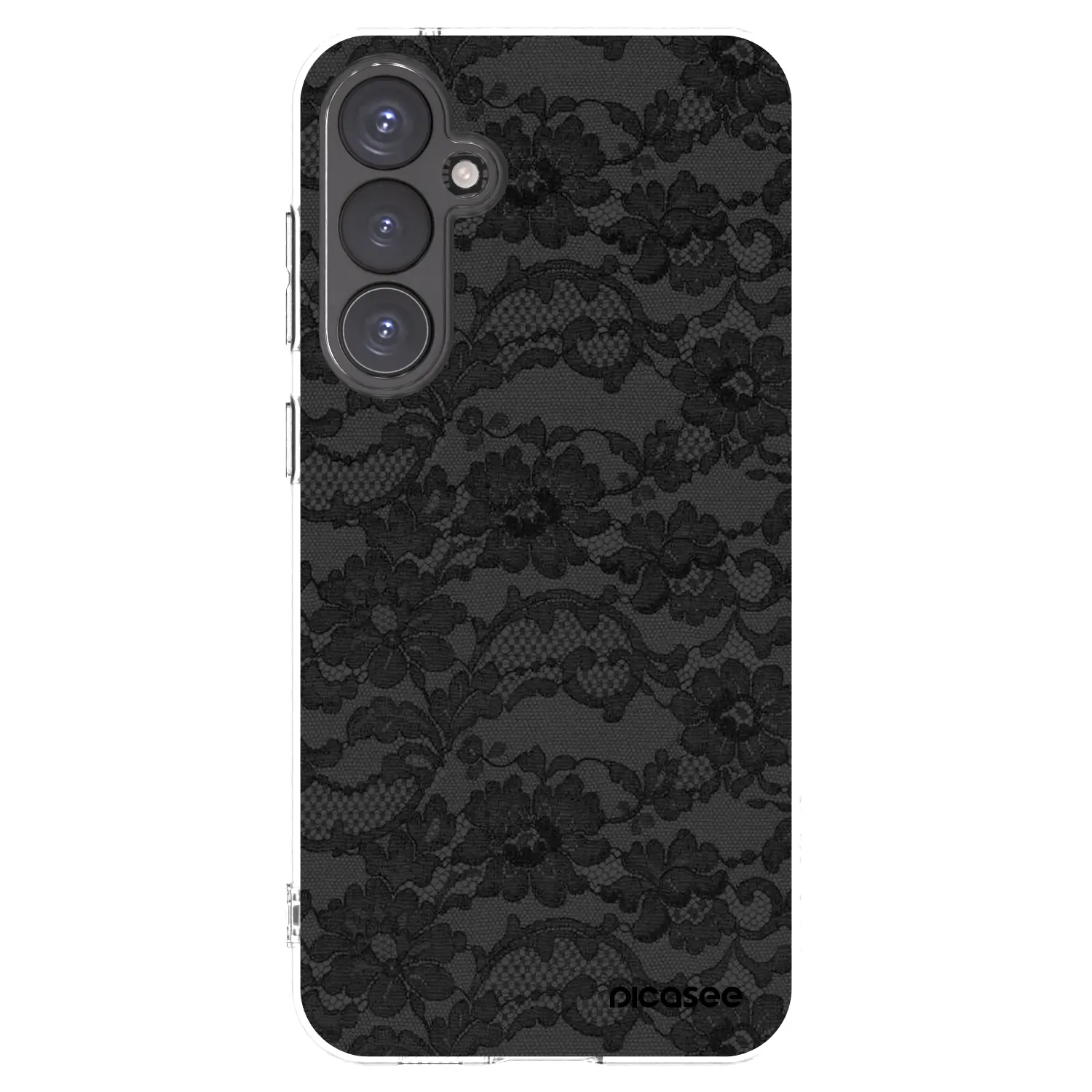 Picasee Samsung Galaxy S23 FE S711B Hülle - Transparentes Silikon - Dark Elegance